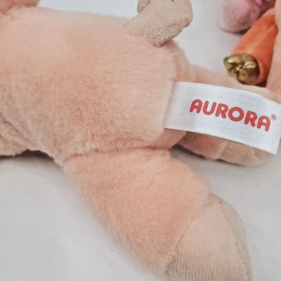 Aurora World/Galerie/TY/Mascot Factory Plush Pigs Pink Small Stuffed Animals - Picture 4 of 13